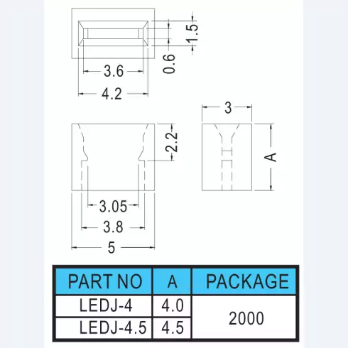 Support Led LEDJ