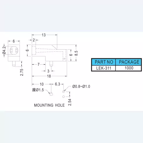 Support Led LEK-311