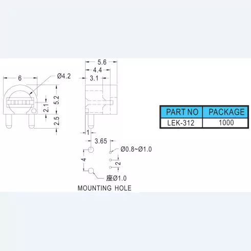 Support Led LEK-312