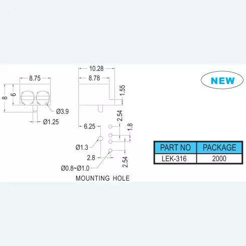 Support Led LEK-316