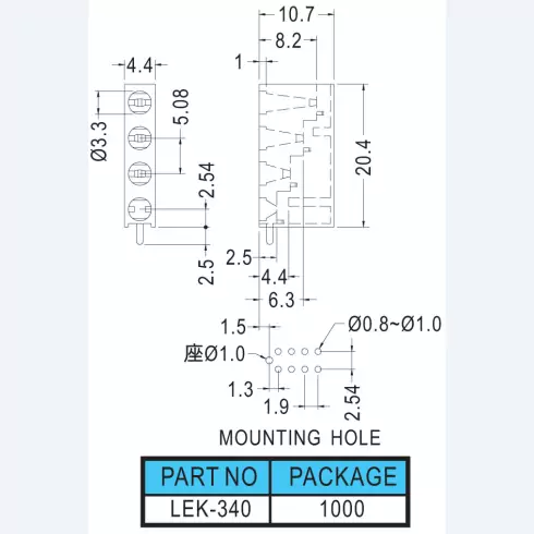 Support Led LEK-340