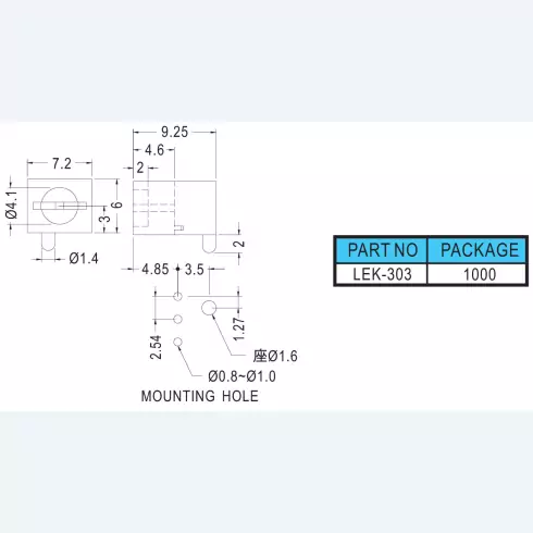 Support Led LEK-303