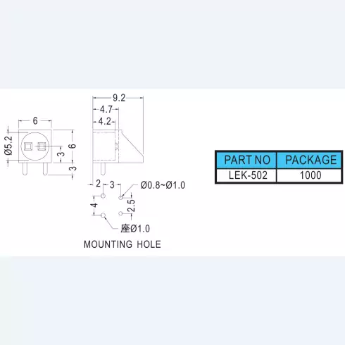 Support Led LEK-502