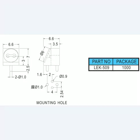 Support Led LEK-509