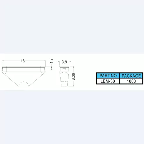 Support Led LEM 30