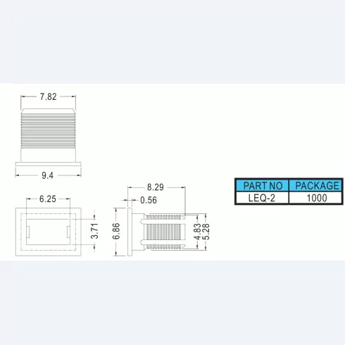 Cache pour support Led LEQ