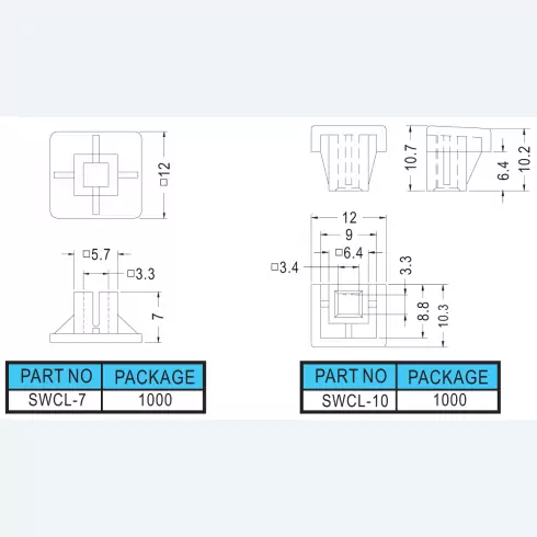 Switch cap SWCL-7