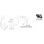 Strain relief bushing SB