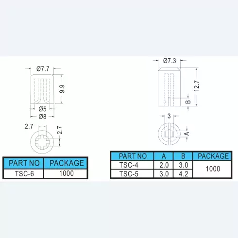 Tact switch cap TSC-6