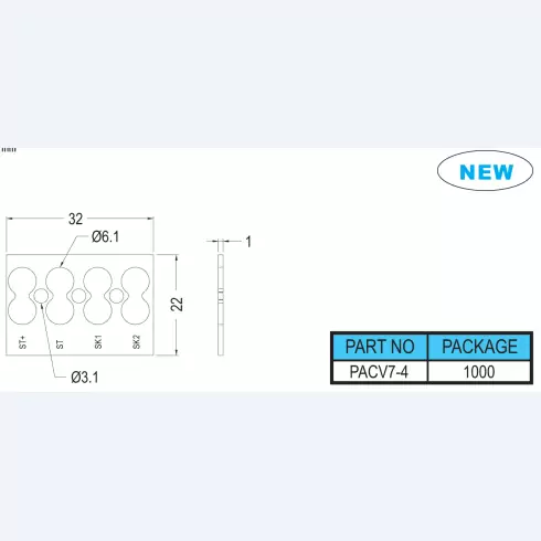 Terminal Cap PACV7-4