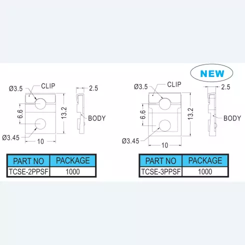 Transistor Cover TCSE-2PPSF, TCSE-3PPSF