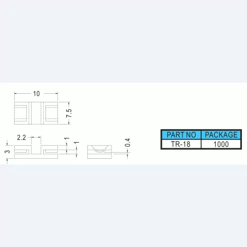Transistor housing TR-18