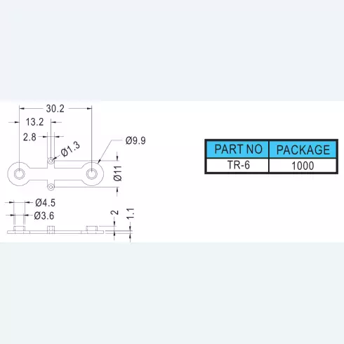 Transistor housing TR-6