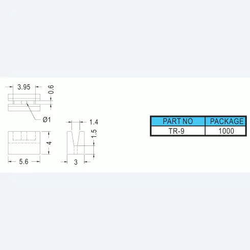 Transistor housing TR-9