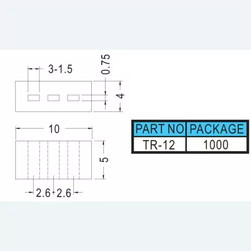 Transistor housing TR3-3