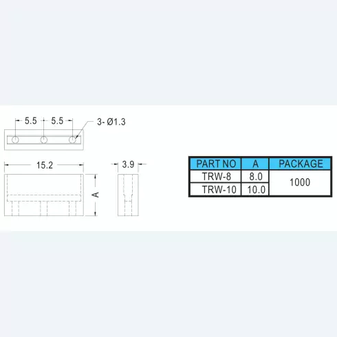 Transistor housing TRW-8, TRW-10