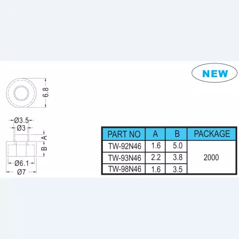 Transistor washer TW-92N46