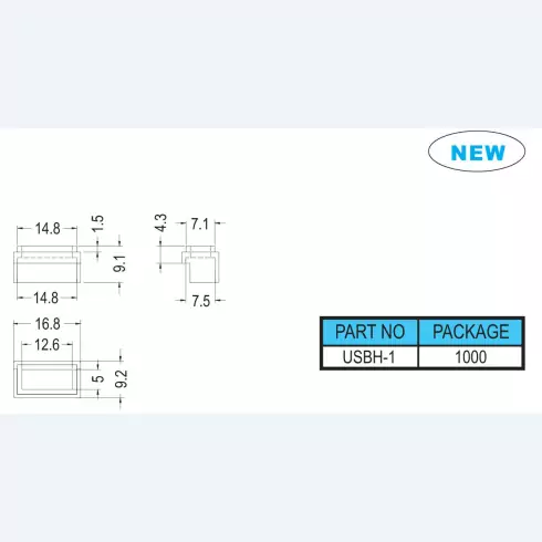 USB Housing USBH-1
