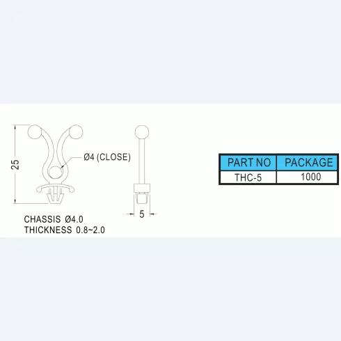 Wire holder THC-5