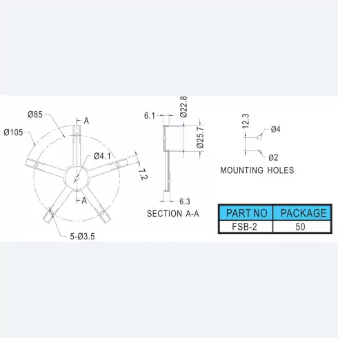 Fiber housing cable FSB-2