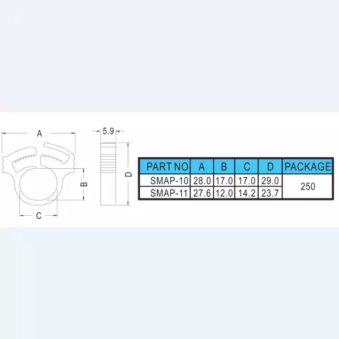 Wire lock SMAP