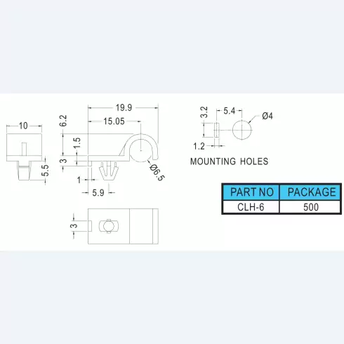 Wire Mount CLH-6
