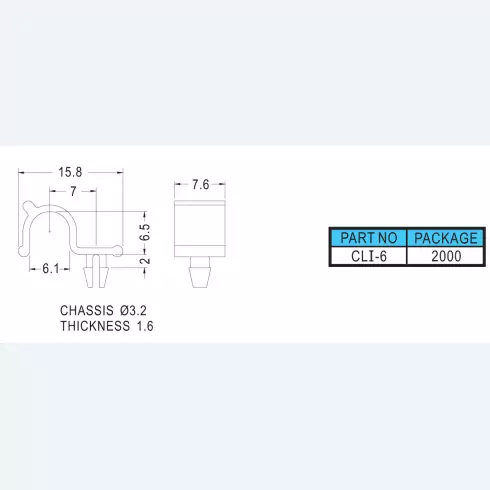 Wire Mount CLI-6