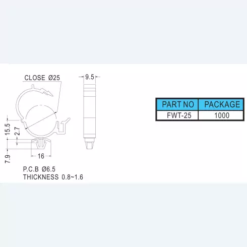 Wire Mount FWT-25