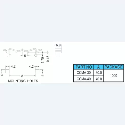 Wire mount CCMA-30, CCMB-40