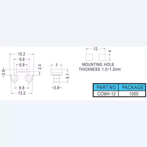 Wire mount CCMH-12