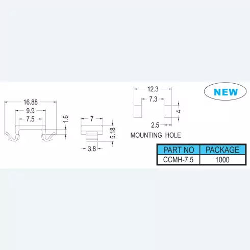 Wire mount CCMH-7.5