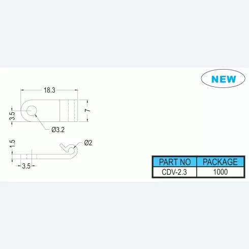 Wire Mount CDV-2.3