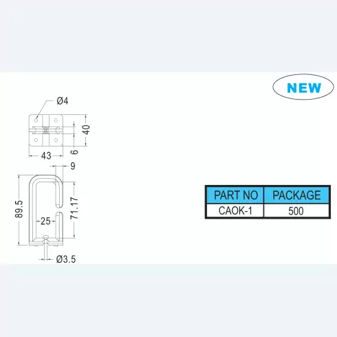 Wire mount CAOK-1