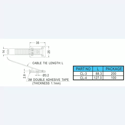 Wire Mount CL-1 a CL-6