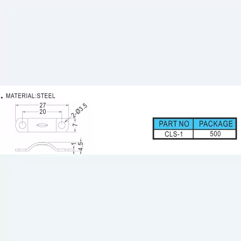 Wire mount CLM-7.5, CLS-1