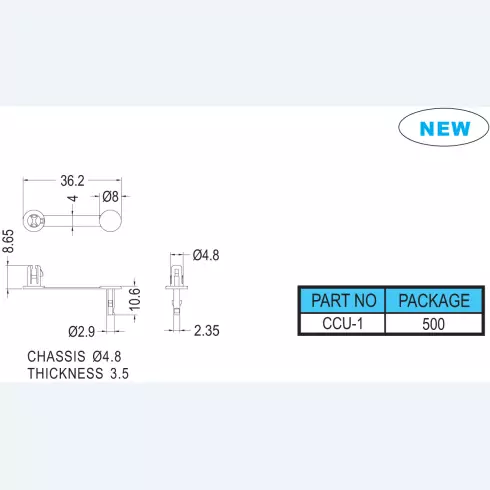 Wire mount CCU-1