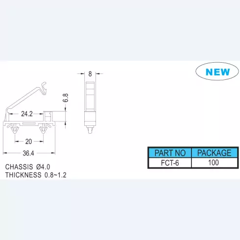 Wire mount FCT-6