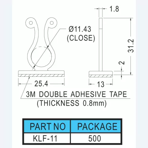 Wire mount KLB, KLF