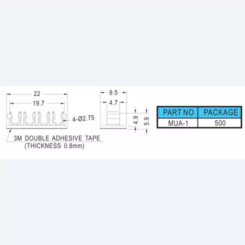 Wire Mount MUA-1