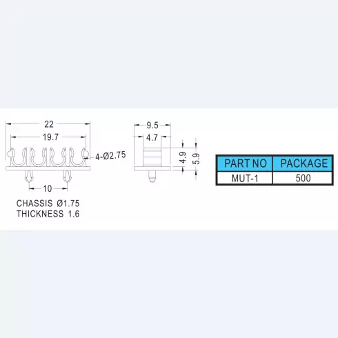 Wire Mount MUT-1