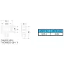 Harness clip standoff MIS-3