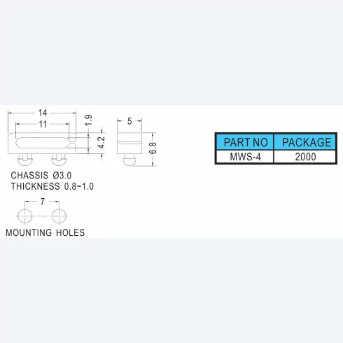 Wire Mount MWS-4