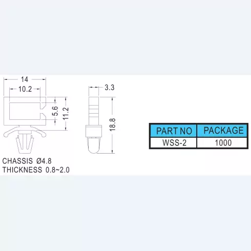 Wire Mount WSS-2