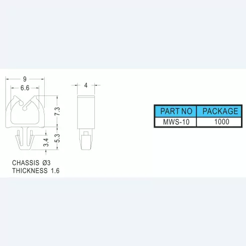 Wire Mount MWS-10