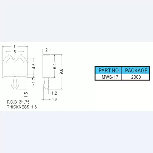 Wire Mount MWS-17