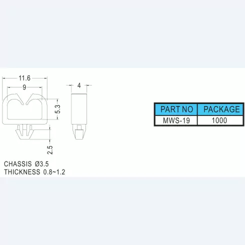 Wire Mount MWS-19