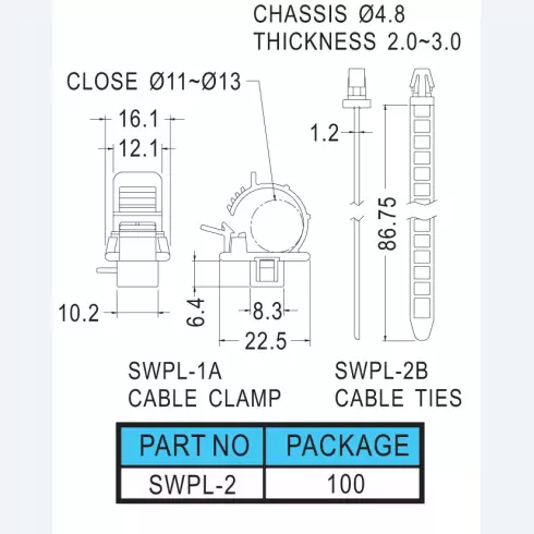Wire Mount SWPL