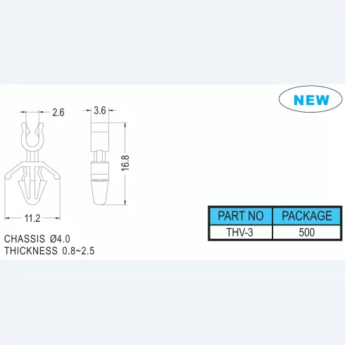 Wire Mount THV-3