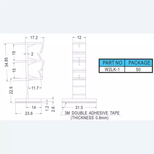 Wire Mount W2LK-1