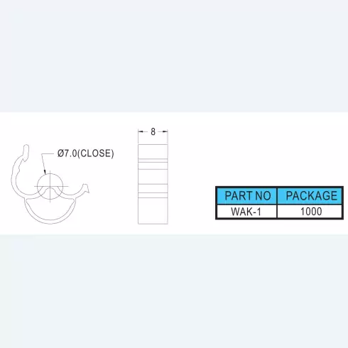 Wire mount WAK-1
